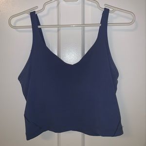 RARE LULU IRON BLUE ALIGN TANK size 10!